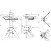 IEK Опора ПУАд15 деревянная угловая переходная анкерная одноцепная